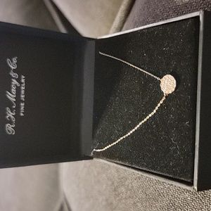 NWT 14k Bridge diamond necklace